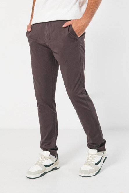 Pantalón Slim chino en drill