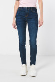 Jean Jegging tiro alto azul oscuro