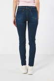 Jean Jegging tiro alto azul oscuro