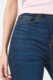 Jean Jegging tiro alto azul oscuro