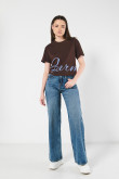 Pantalon Jean Open Leg