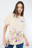 Camiseta kaki cuello redondo con diseño de Scooby-Doo