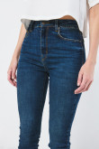 Jean jegging super alto azul oscuro