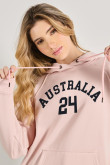 Buzo capota con estampado de Australia 24