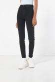 Jean jegging super tiro alto negro