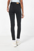 Jean jegging super tiro alto negro