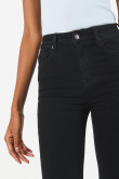 Jean jegging super tiro alto negro