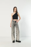 Pantalon jean palazzo