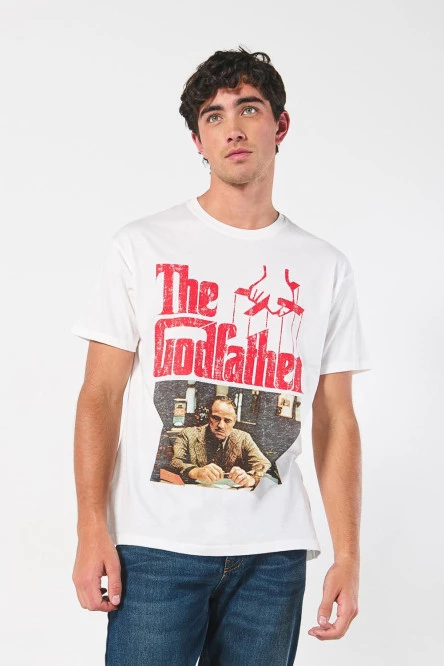 Camiseta manga corta con estampado de Good Father.