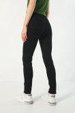 Jean Jegging tiro alto negro