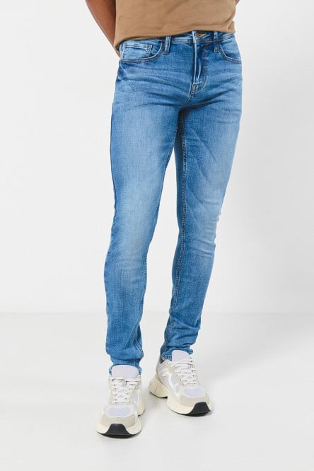 Jean Super skinny fit tiro bajo