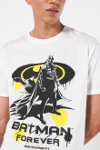 Camiseta manga corta con estampado de Batman.