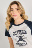 Camiseta ranglan manga corta de Slytherin Quidditch