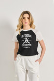 Camiseta ranglan manga corta de Slytherin Quidditch