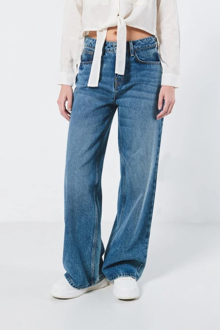 Pantalon Jean Open Leg