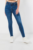 Jean jegging super alto azul medio