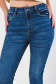 Jean jegging super alto azul medio