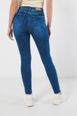 Jean jegging super alto azul medio