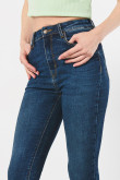 Jean jegging super alto azul oscuro