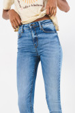 Jean jegging super alto azul medio