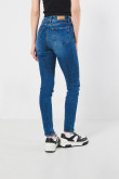 Jean jegging super alto azul medio