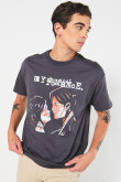 Camiseta manga corta con estampado de My Chemical Romance.