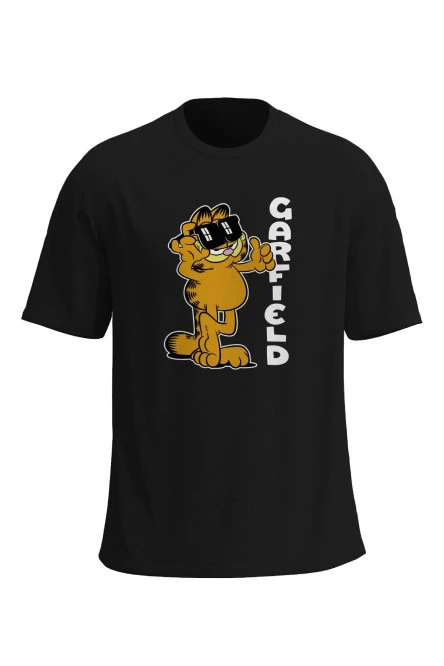 Camiseta manga corta con estampado de Garfield.