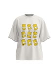 Camiseta oversize crema de Los Simpson manga corta