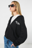 Cardigan para mujer con estampación tipo college