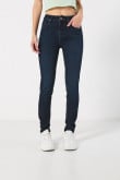 Jean azul intenso jegging con bolsillos y ajuste ceñido