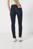 Jean azul intenso jegging con bolsillos y ajuste ceñido