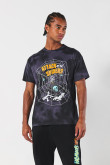 Camiseta gris tie dye de Scooby-Doo con cuello redondo