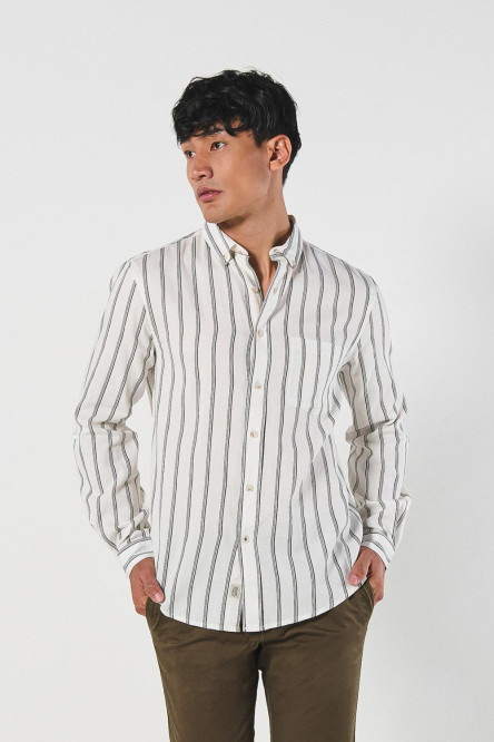 Camisa manga larga en slim fit