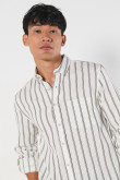 Camisa manga larga en slim fit