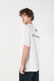 Camiseta Oversize para hombre con estampado en frente y espalda