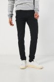 Jean tiro bajo negro skinny con bolsillos y ajuste ceñido