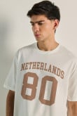 Camiseta oversize manga corta de NETHERLANDS 80