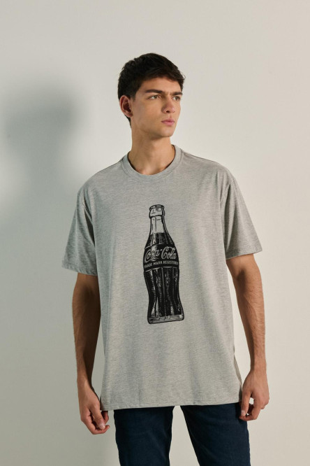 Camiseta oversize manga corta de Coca Cola