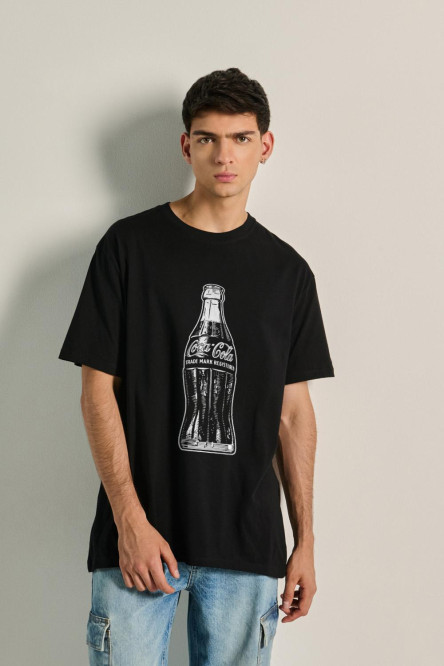 Camiseta oversize manga corta de Coca Cola