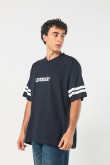 Camiseta oversize para hombre manga corta