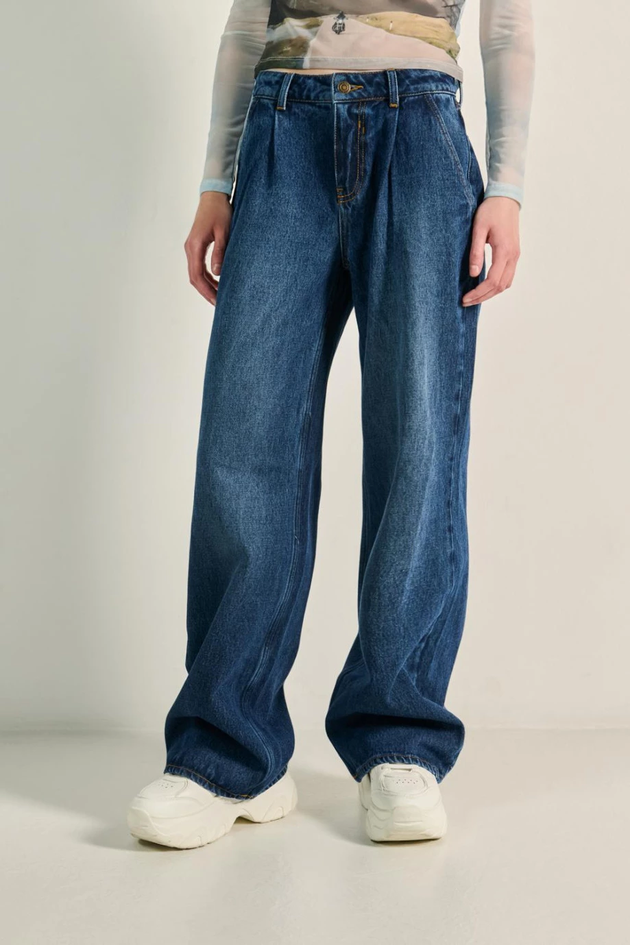 Pantalón Jean Palazzo