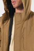 Chaqueta acolchada para hombre con capota