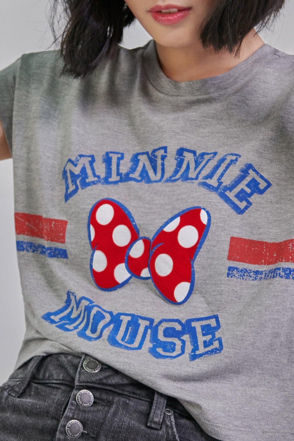 Camiseta estampada manga corta Minnie
