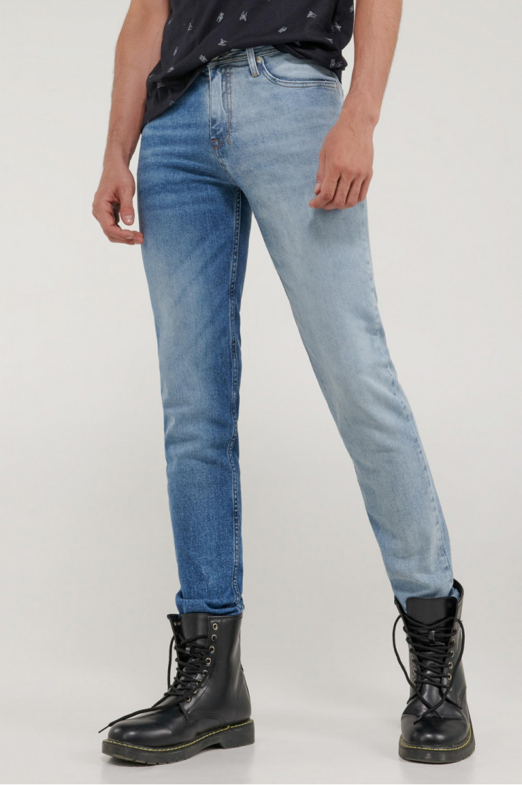 Jean skinny contraste