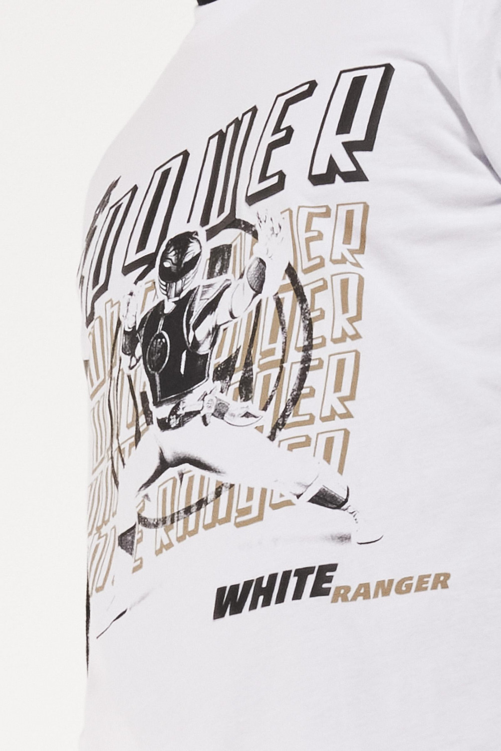 Camiseta manga corta estampada de Power Rangers.