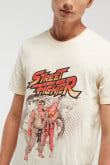 Camiseta manga corta, estampado de Street Fighter.