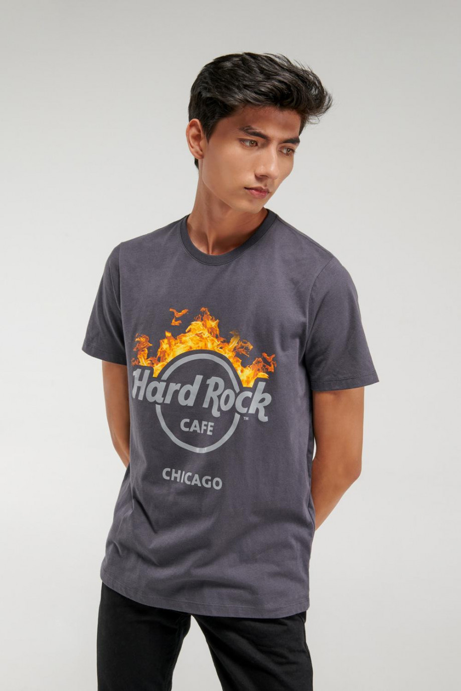 Camiseta manga corta, estampado de Hard Rock Café