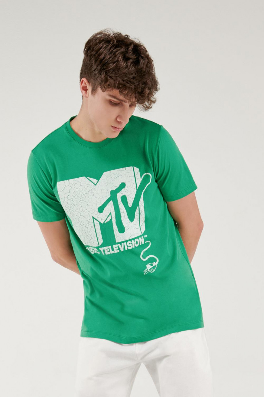 Camiseta manga corta estampada de MTV
