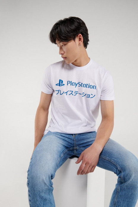 Camiseta manga corta estampado de Play Station.