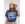 Camiseta, manga corta, estampada en frente y manga de Pacman.